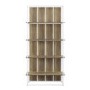 Oak Effect Booskcase with White Metal Frame - Foster