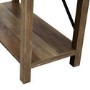 Brown Wooden Effect Bookcase with 4 Shelves - Foster
