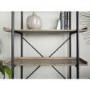 Wooden Effect Bookcase with 5 Shelves & Metal Frame - Foster