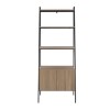 Foster Brown Wood Effect Bookcase with Lower Cupboard