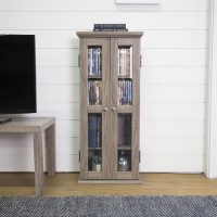 Foster Wood Effect Display Cabinet