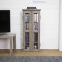 Foster Wood Effect Display Cabinet