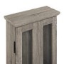 Foster Wood Effect Display Cabinet