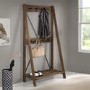 Brown Solid Wood Shoe Storage Rack - Foster