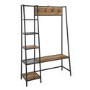 Brown Wood Effect Hallway Unit with Storage - Foster