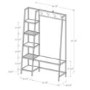 Brown Wood Effect Hallway Unit with Storage - Foster