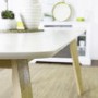 Foster White Solid Wood Dining Table