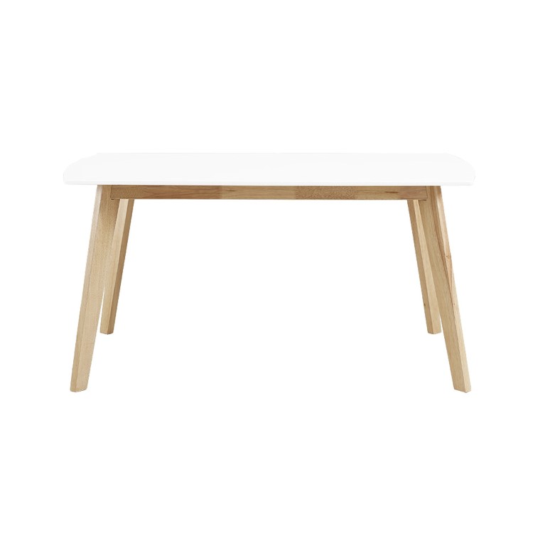 Foster White Solid Wood Dining Table