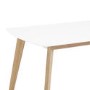 Foster White Solid Wood Dining Table