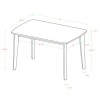 Foster White Solid Wood Dining Table