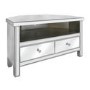 Mirrorred Corner TV Unit with Storage - Aurora Boutique - TV's up to 36"