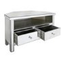 Mirrorred Corner TV Unit with Storage - Aurora Boutique - TV's up to 36"