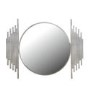 Aurora Boutique Silver Mirror with Chrome Design
