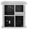 Aurora Boutique Mirrored Wine Bar Cabinet