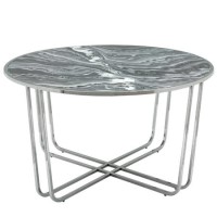 Aurora Boutique Grey Marble Coffee Table