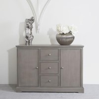 Harvey 3 Drawer 2 Door Sideboard in Taupe Harvey 3 Drawer 2 Door Sideboard in Taupe