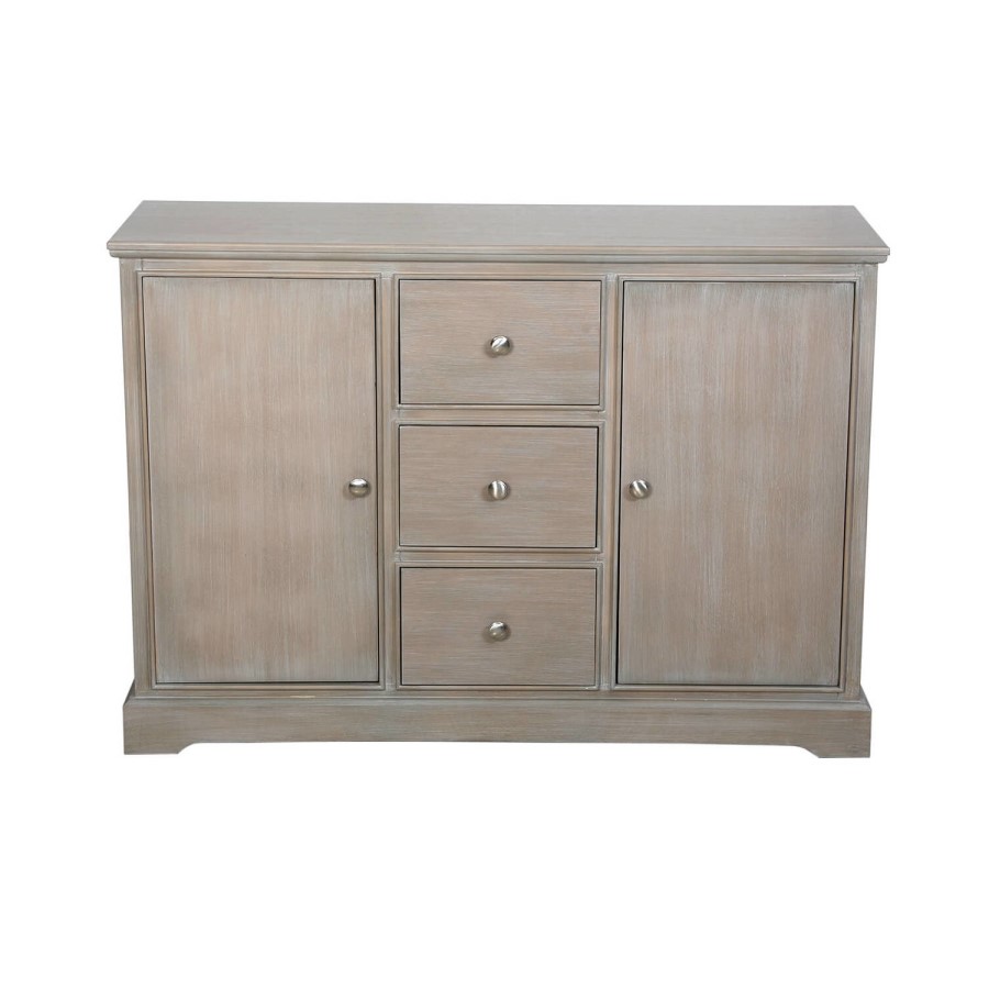 Harvey 3 Drawer 2 Door Sideboard in Taupe