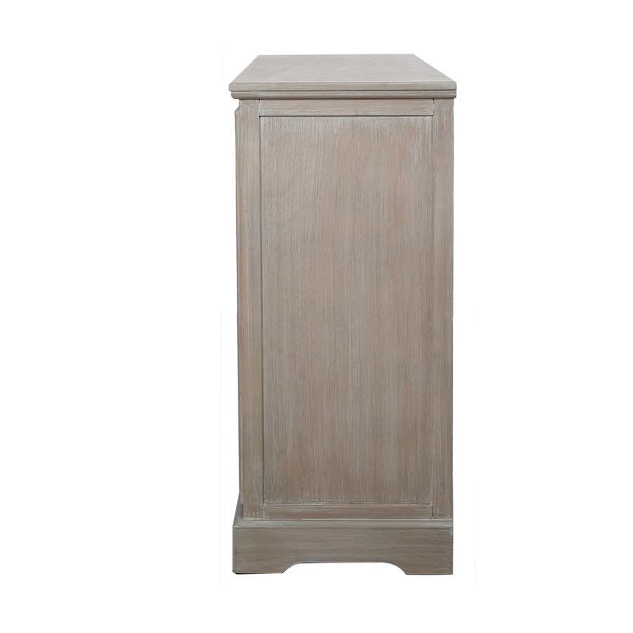 Harvey 3 Drawer 2 Door Sideboard in Taupe