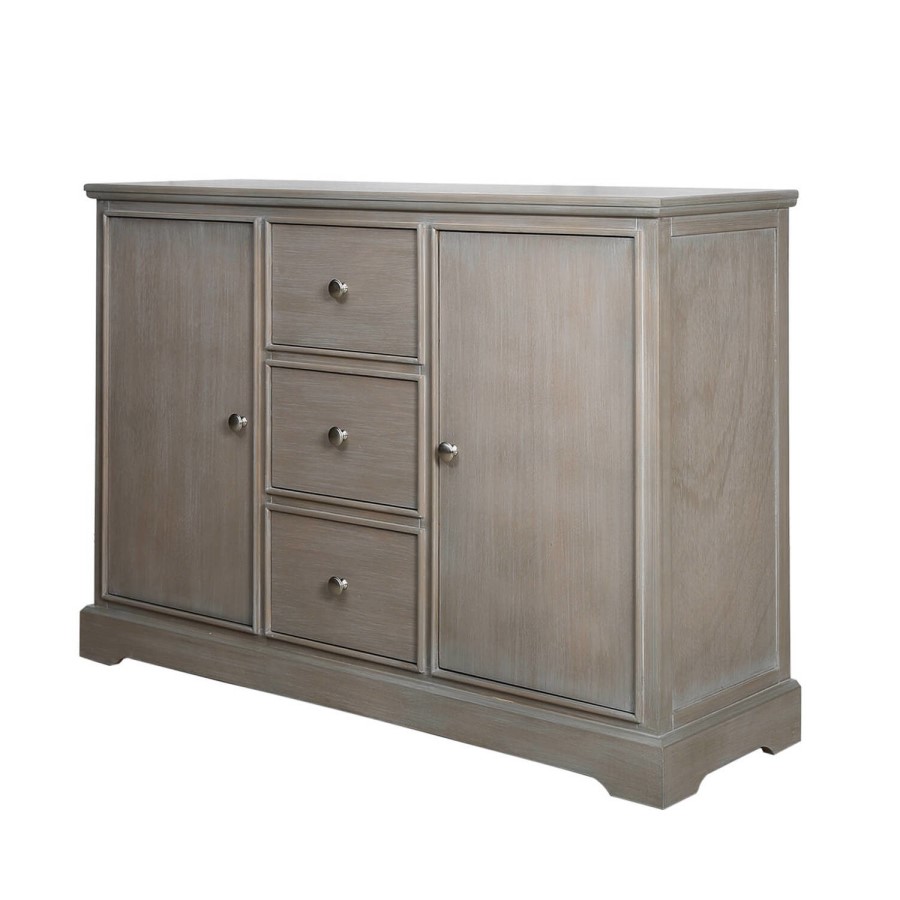 Harvey 3 Drawer 2 Door Sideboard in Taupe
