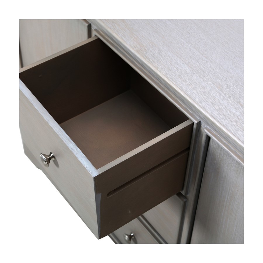 Harvey 3 Drawer 2 Door Sideboard in Taupe
