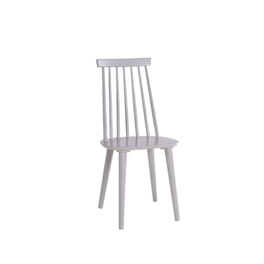 Vida Living Isla White Round Dining Set with 4 Grey Dining Chairs