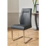 Vida Living Trier Dining Set with 6 Grey Luciana Chairs
