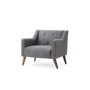 Needham Charcoal Grey Armchair 