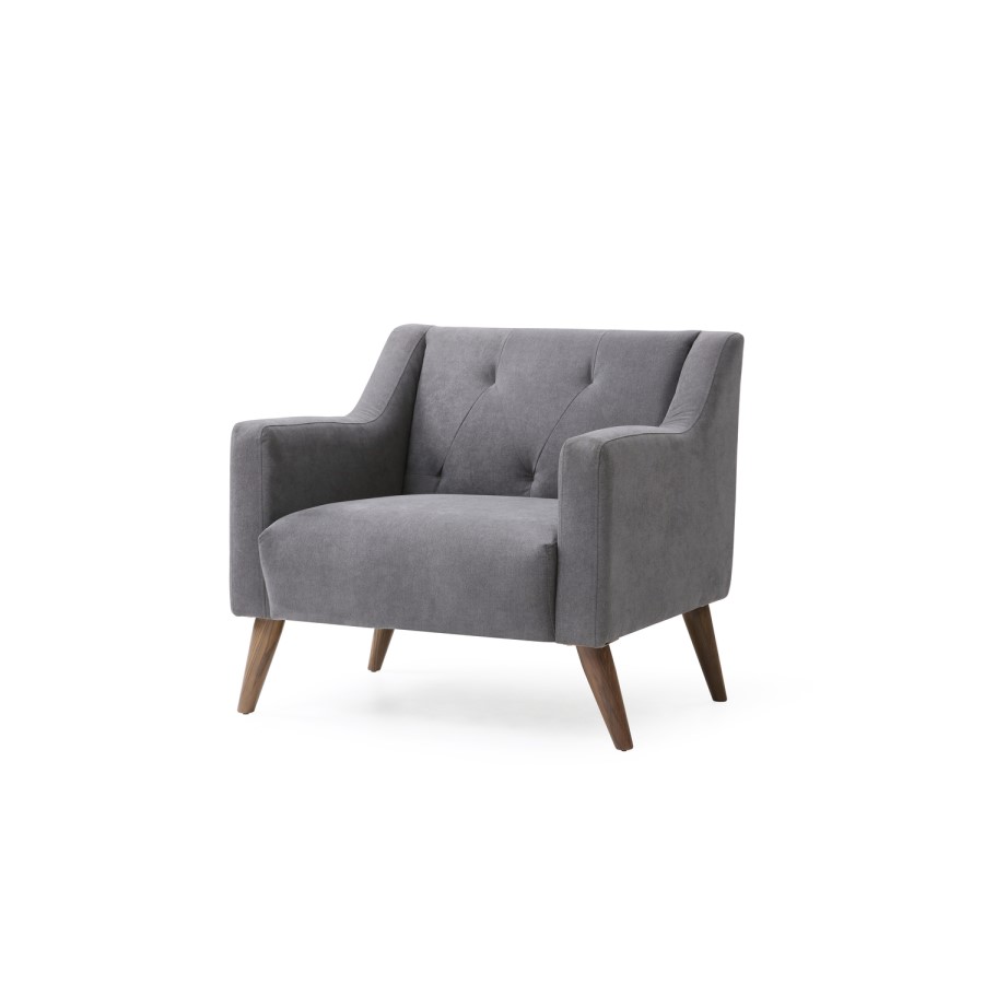 Needham Charcoal Grey Armchair 