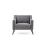 Needham Charcoal Grey Armchair 