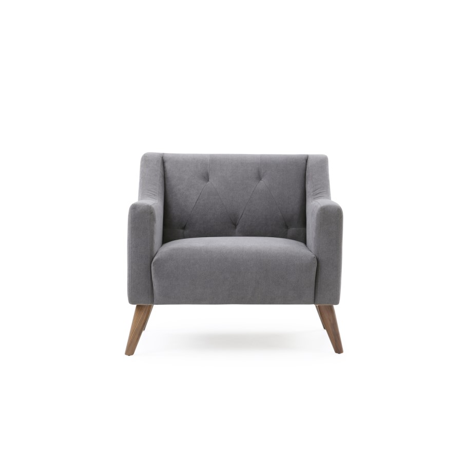 Needham Charcoal Grey Armchair 