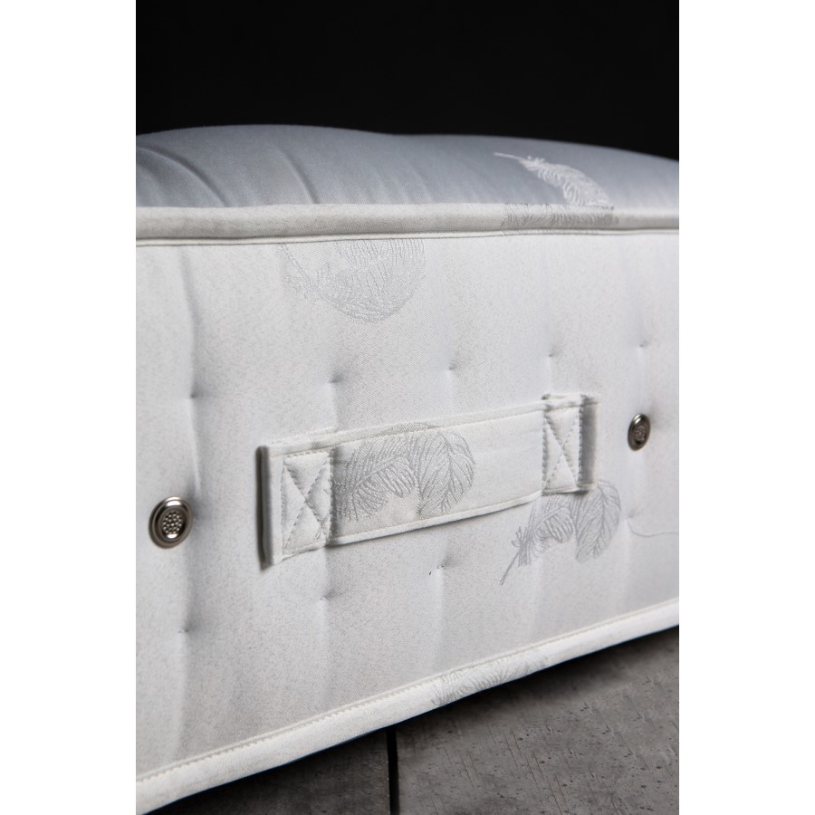 Caspian House Natural Tufted Deluxe 1400 Spring Double Mattress - Medium Firmness
