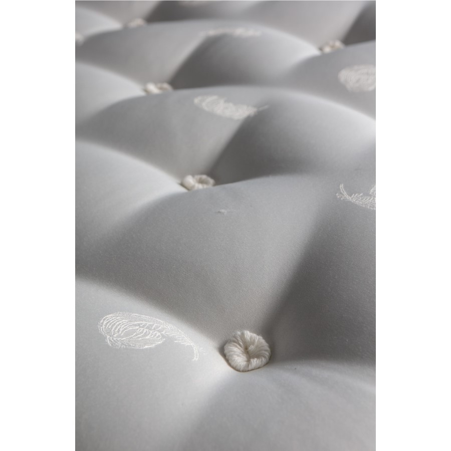 Caspian House Natural Tufted Deluxe 1400 Spring Double Mattress - Medium Firmness