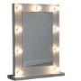 Bella Grey Hollywood Dressing Table Mirror 9 Lights with Dimmer Switch