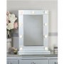 Bella Grey Hollywood Dressing Table Mirror 9 Lights with Dimmer Switch