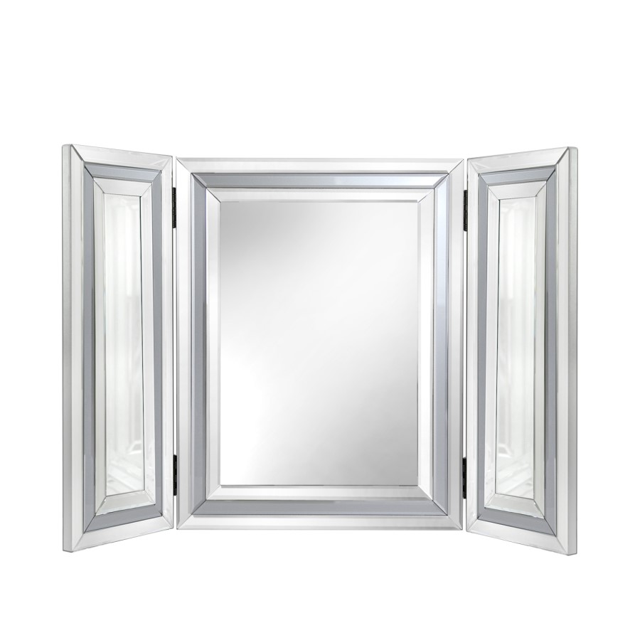 Bella Grey Dressing Table Vanity Mirror
