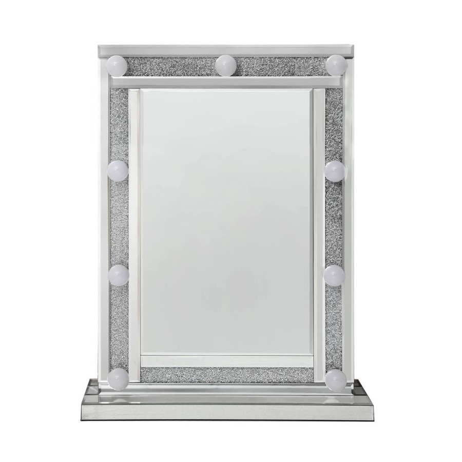 Bella Glitter Hollywood Dressing Table Mirror 9 Lights with Dimmer Switch