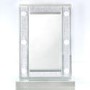 Bella Glitter Hollywood Dressing Table Mirror 6 Lights with Dimmer Switch