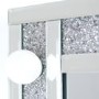 Bella Glitter Hollywood Dressing Table Mirror 6 Lights with Dimmer Switch