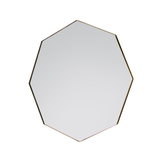 Bowie Octagon Mirror Champagne Caspain House