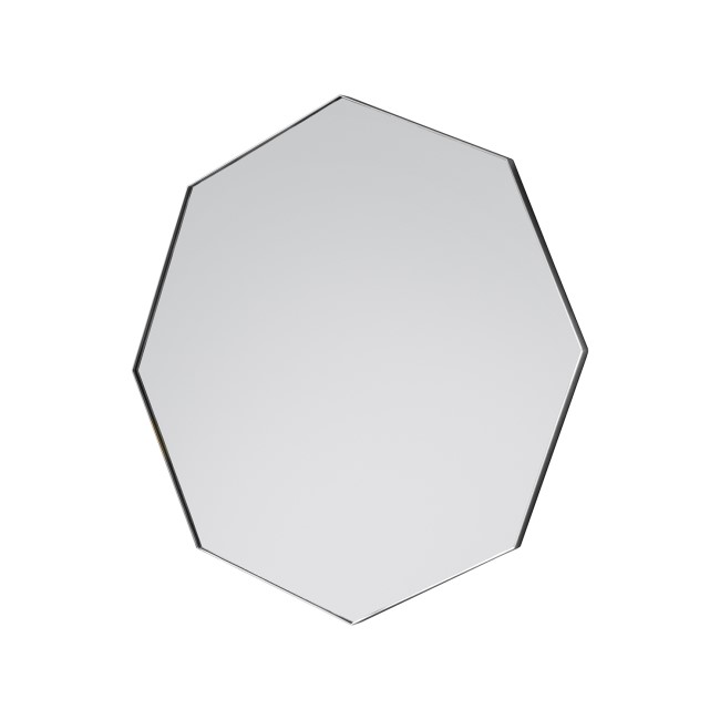 Bowie Octagon Mirror Silver Caspian House