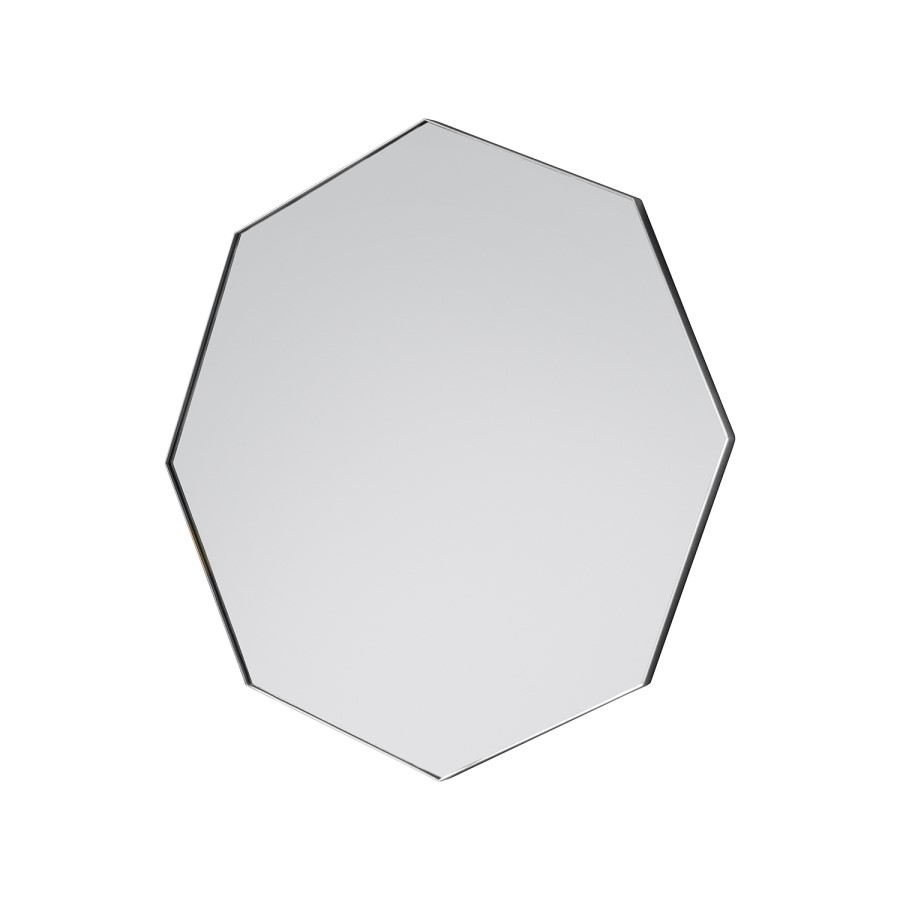 Bowie Octagon Mirror Silver Caspian House