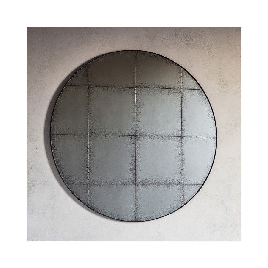 Antique Round Mirror - Caspian House
