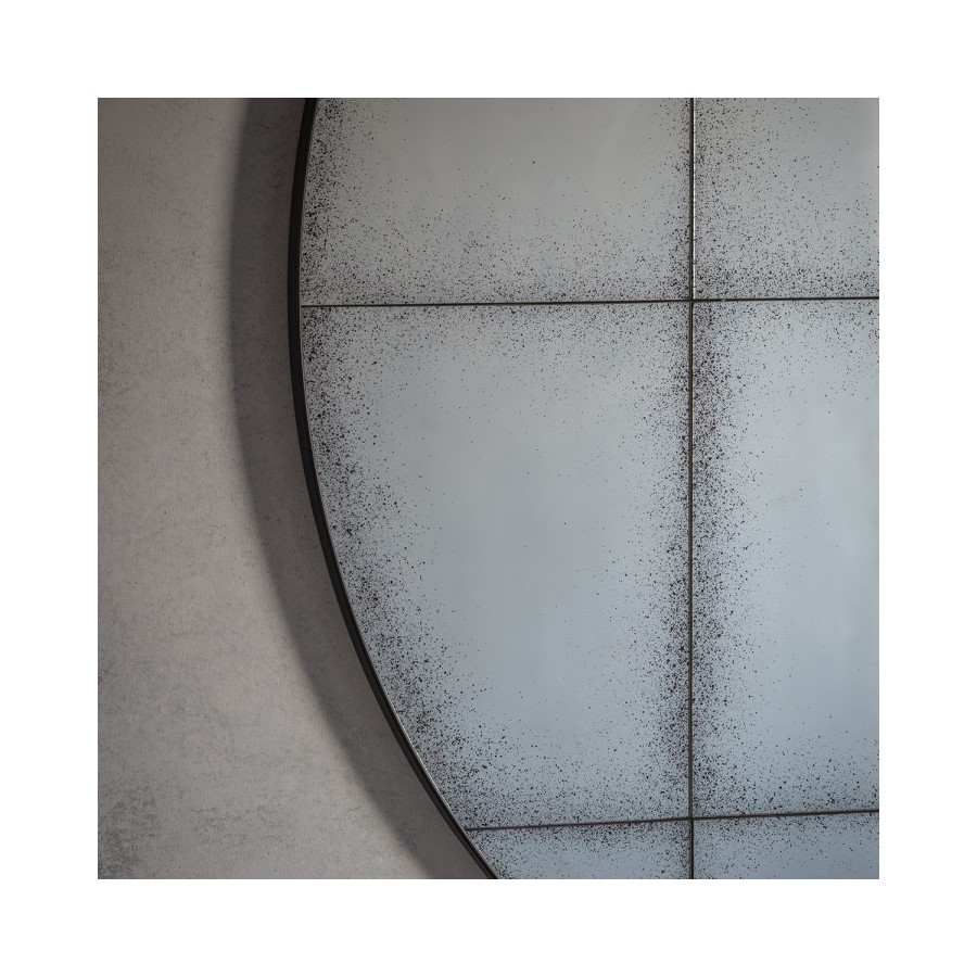 Antique Round Mirror - Caspian House