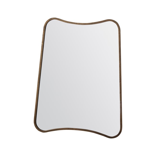 Caspian House Kurva Gold Rectangle Mirror