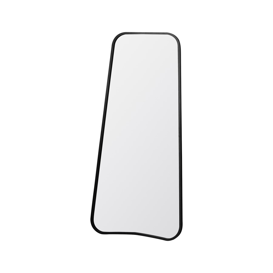 Kurva Black Leaner Mirror - Caspian House