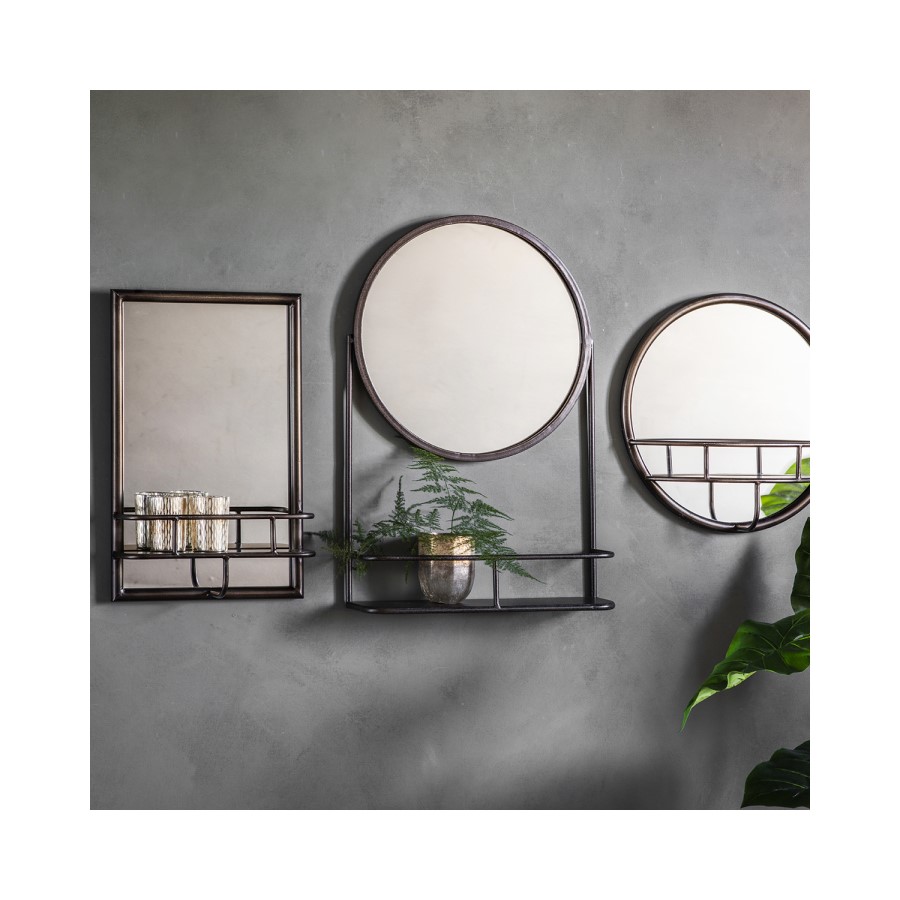 Small Round Mirror - Caspian House