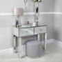 Sara Mirrored 2 Drawer Dressing Table