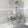 Sara Mirrored 2 Drawer Dressing Table
