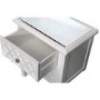 Bella White 2 Drawer Bedside Table