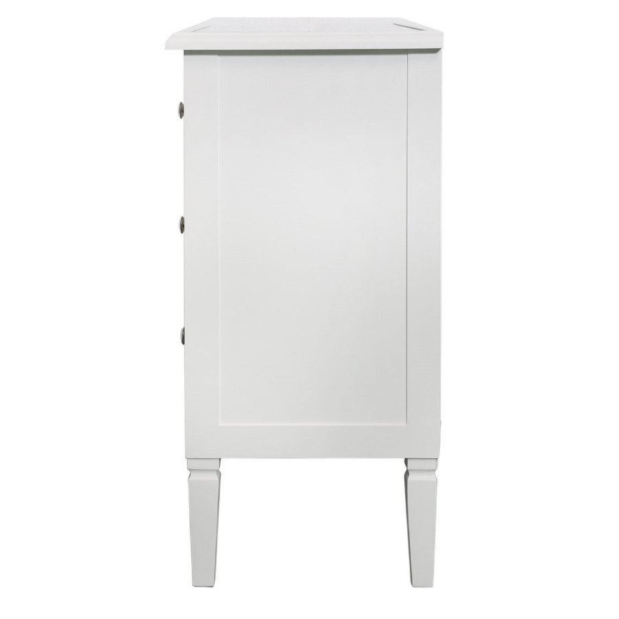 Bella White 3 Drawer Chest of Drawers